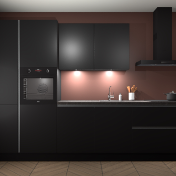 Zwarte greeploze keuken Groenland 50146