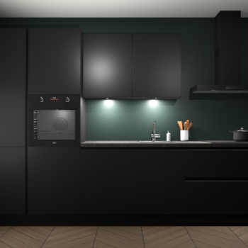 Zwarte greeploze keuken Groenland 50149