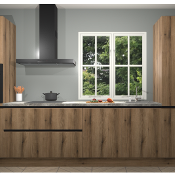 Goud Eiken Greeploze keuken Taranto 39899