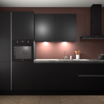 Zwarte greeploze keuken Groenland 50154