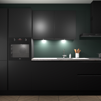 Zwarte greeploze keuken Groenland 53302