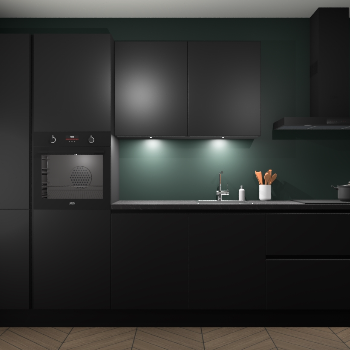 Zwarte greeploze keuken Groenland 53324