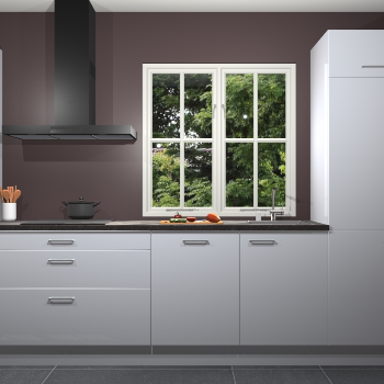 Sneeuwwitte Hoogglans keuken Taranto 40006