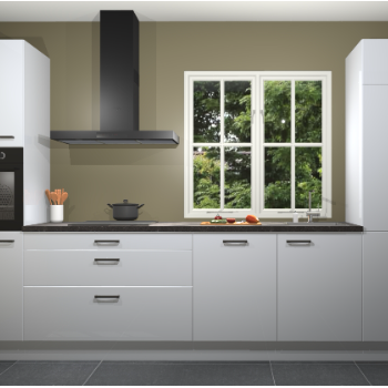 Sneeuwwitte Hoogglans keuken Taranto 40009