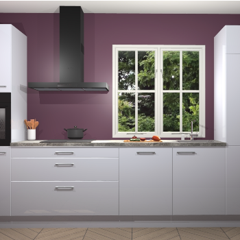 Sneeuwwitte Hoogglans keuken Taranto 40011