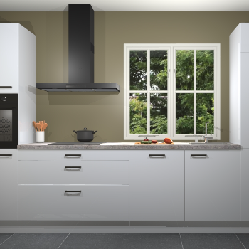 Sneeuwwitte Hoogglans keuken Taranto 40021