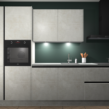 Beton Opaal greeploze keuken Groenland 46670