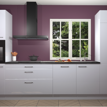 Sneeuwwitte Hoogglans keuken Taranto 40023