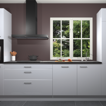 Sneeuwwitte Hoogglans keuken Taranto 40024