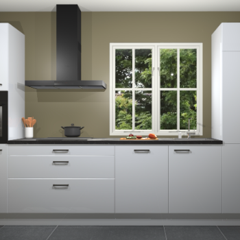 Sneeuwwitte Hoogglans keuken Taranto 40027