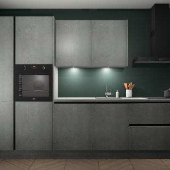 Beton Parelgrijs greeploze keuken Groenland 46713