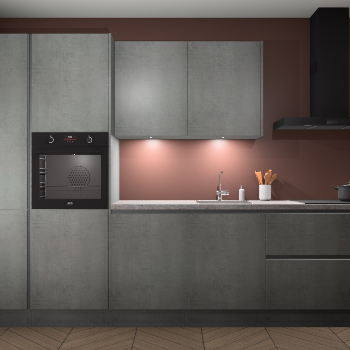 Beton Parelgrijs greeploze keuken Groenland 46728