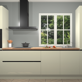 Magnolia Hoogglans Greeploze keuken Taranto 40216