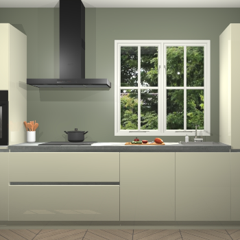 Magnolia Hoogglans Greeploze keuken Taranto 92431