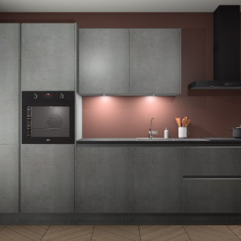 Beton Parelgrijs greeploze keuken Groenland 46736