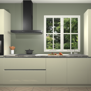 Magnolia Hoogglans Greeploze keuken Taranto 92433