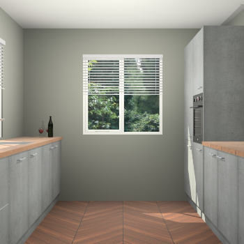 Beton Parelgrijs keuken Lusaka 45670