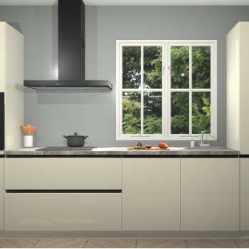 Magnolia Hoogglans Greeploze keuken Taranto 92454