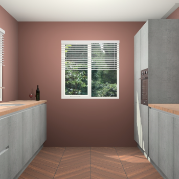 Beton Parelgrijs greeploze keuken Lusaka 45671