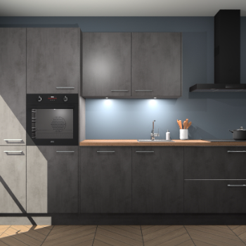Beton Antraciet keuken Groenland 46739