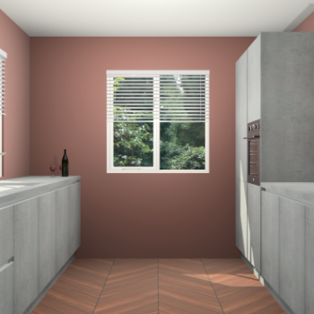 Beton Parelgrijs greeploze keuken Lusaka 45751