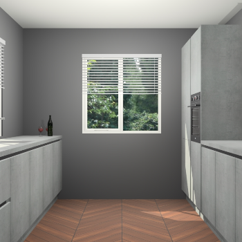 Beton Parelgrijs greeploze keuken Lusaka 45754