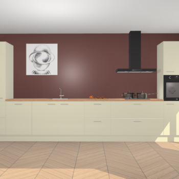 Magnolia hoogglans keuken Barentsburg 92256