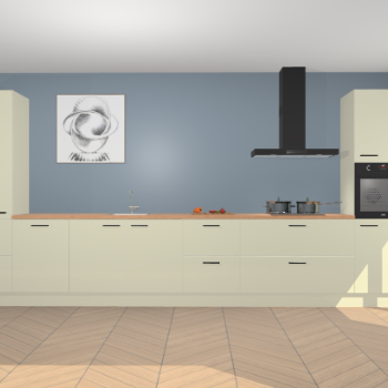 Magnolia hoogglans keuken Barentsburg 92258