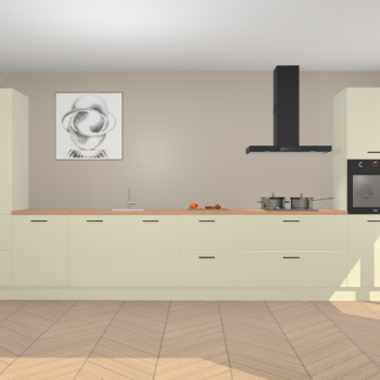 Magnolia hoogglans keuken Barentsburg 92259