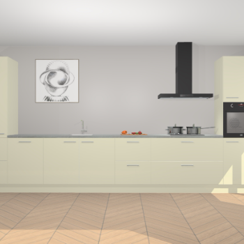 Magnolia hoogglans keuken Barentsburg 92261