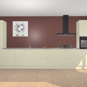 Magnolia hoogglans keuken Barentsburg 92262