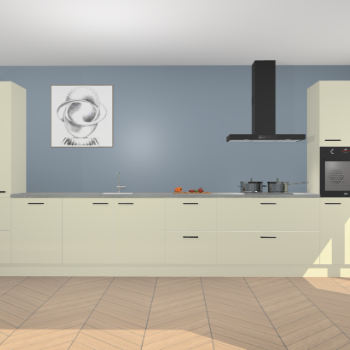 Magnolia hoogglans keuken Barentsburg 92264