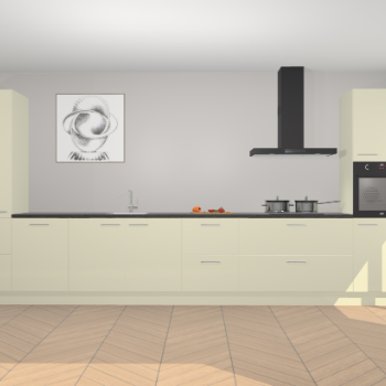 Magnolia hoogglans keuken Barentsburg 92272