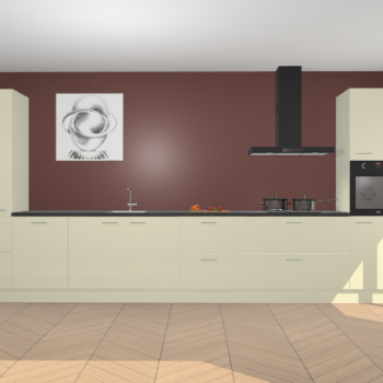 Magnolia hoogglans keuken Barentsburg 92273