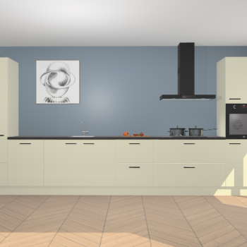 Magnolia hoogglans keuken Barentsburg 92275