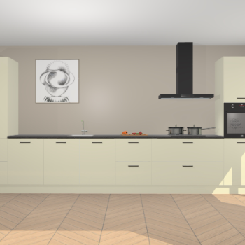 Magnolia hoogglans keuken Barentsburg 92276