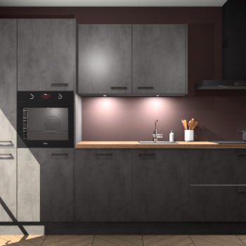 Beton Antraciet keuken Groenland 46743