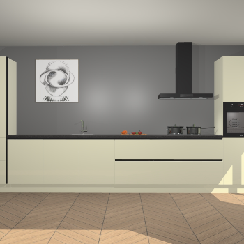 Magnolia hoogglans greeploze keuken Barentsburg 92277