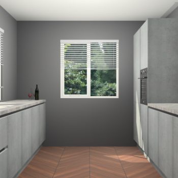 Beton Parelgrijs greeploze keuken Lusaka 45813