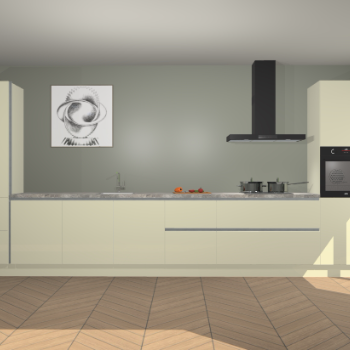 Magnolia hoogglans greeploze keuken Barentsburg 92282