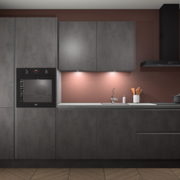 Beton Antraciet greeploze keuken Groenland 46791