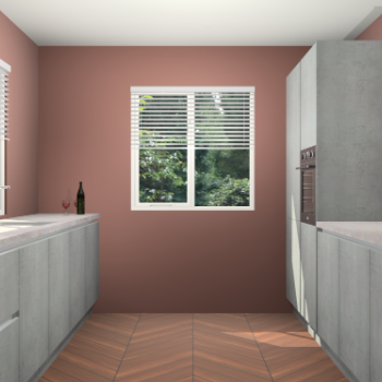 Beton Parelgrijs greeploze keuken Lusaka 45817