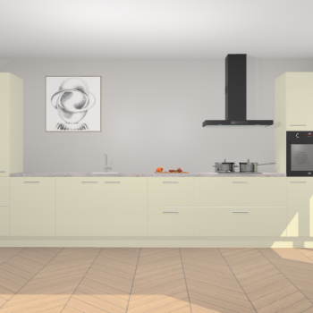 Magnolia hoogglans keuken Barentsburg 92291