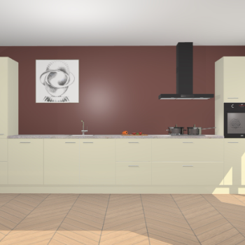 Magnolia hoogglans keuken Barentsburg 92292