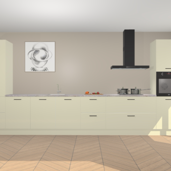 Magnolia hoogglans keuken Barentsburg 92296