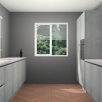 Beton Parelgrijs greeploze keuken Lusaka 45820