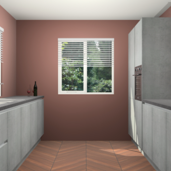 Beton Parelgrijs greeploze keuken Lusaka 45839