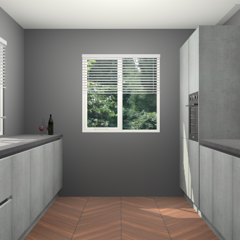 Beton Parelgrijs greeploze keuken Lusaka 45842