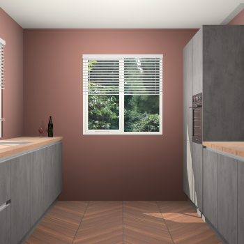 Beton Antraciet greeploze keuken Lusaka 45904