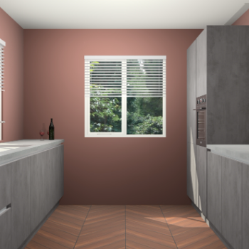 Beton Antraciet greeploze keuken Lusaka 45930